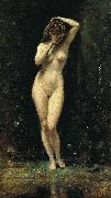 Jean-Baptiste-Camille Corot Diana Bathing Spain oil painting artist